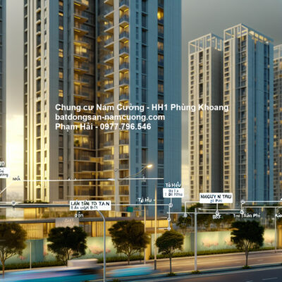 Vị trí Chung cư Nam Cường HH1 Phùng Khoang Tố Hữu - hình ảnh minh họa dự án