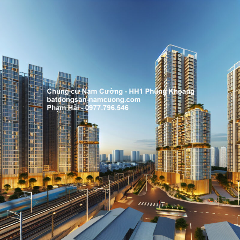 Nhà ga đường sắt cao tốc Hà Nội - Phùng Khoang Chung cư Nam Cường HH1 Phùng Khoang Tố Hữu - hình ảnh minh họa dự án