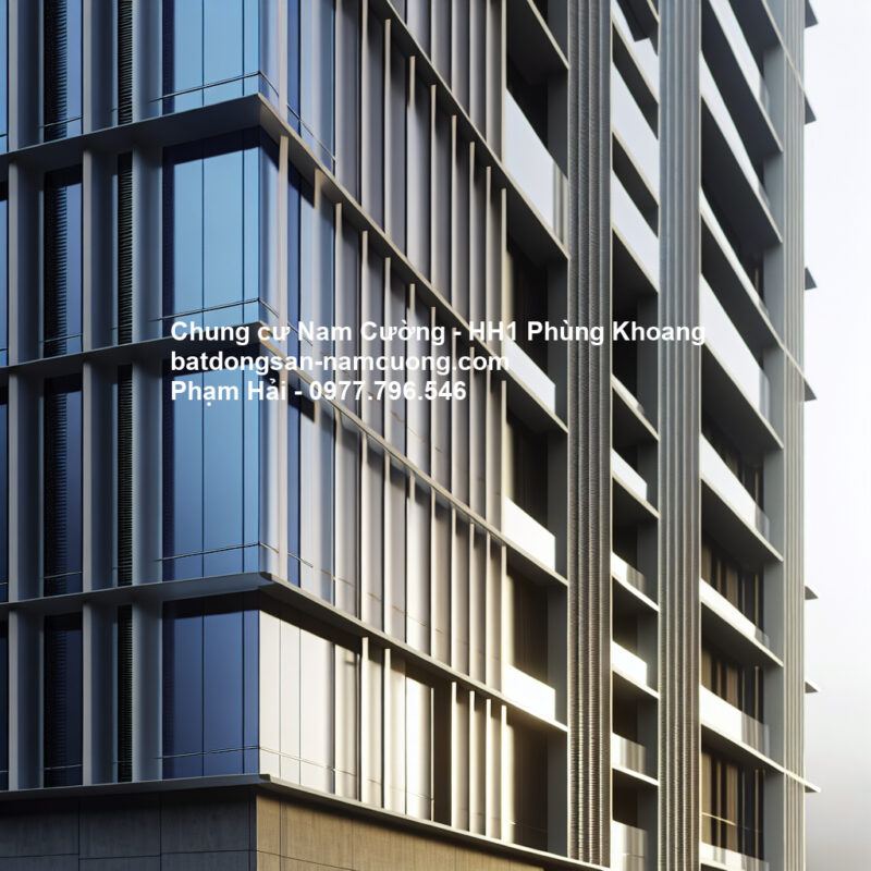 Thiết kế kiến trúc Chung cư Nam Cường HH1 Phùng Khoang Tố Hữu - hình ảnh minh họa dự án